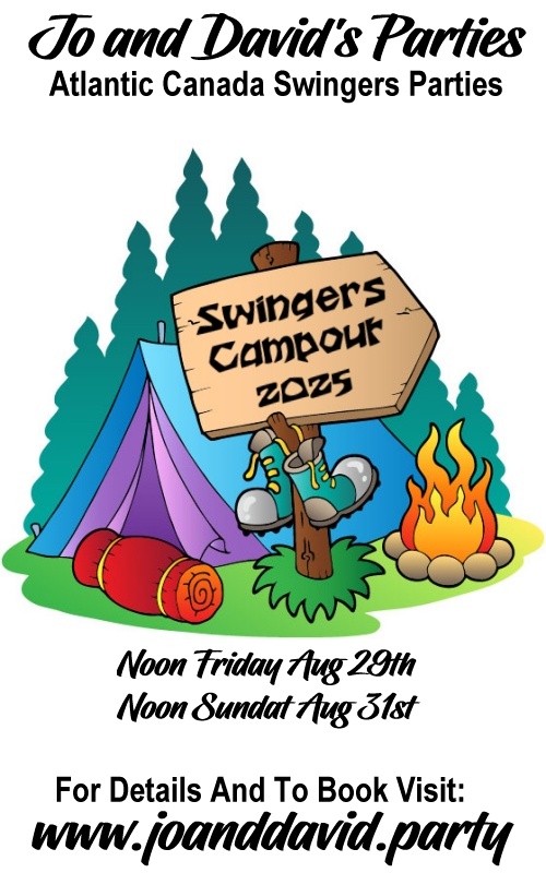 have a beer by the fire on a swingers camp out weekend.